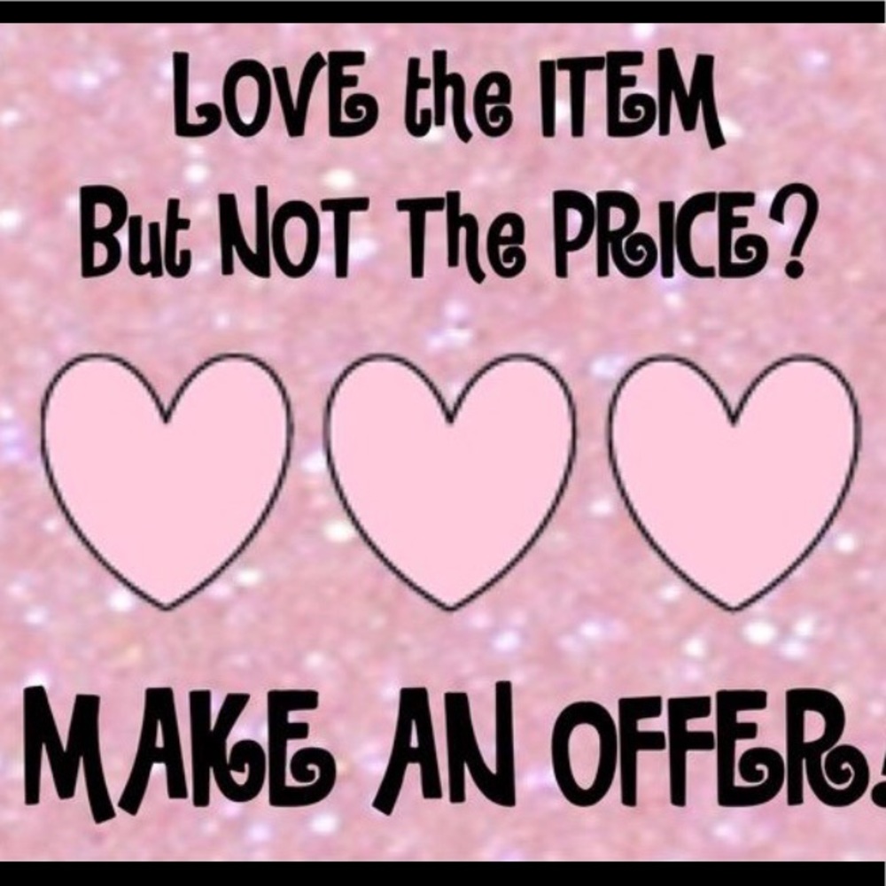 Offers are always welcome!❤️❤️❤️